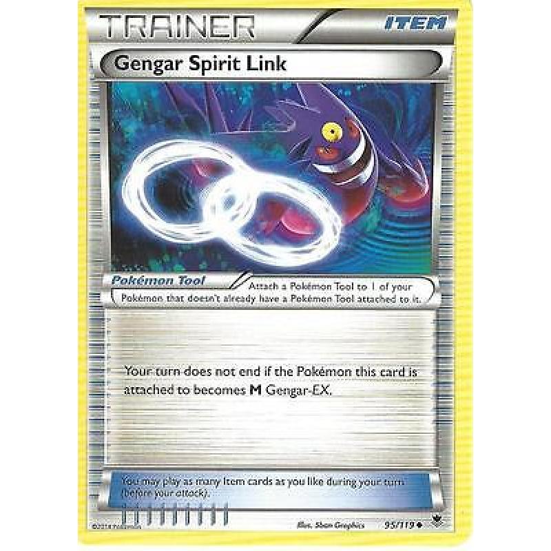 POKEMON XY PHANTOM FORCES - GENGAR SPIRIT LINK 95/119