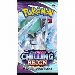 Pokemon Chilling Reign 5 Booster Packs Art Set | New Sealed Sword & Shield Cards