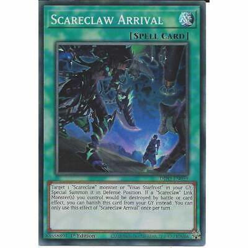 Scareclaw Arrival DIFO-EN059 1st Edition Super Rare :YuGiOh TCG Card Dimension