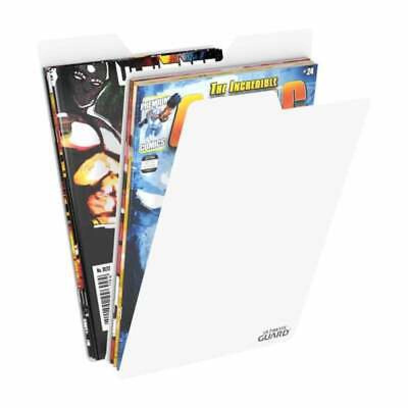 Ultimate Guard Premium Comic Book Dividers | White | 25 Pack