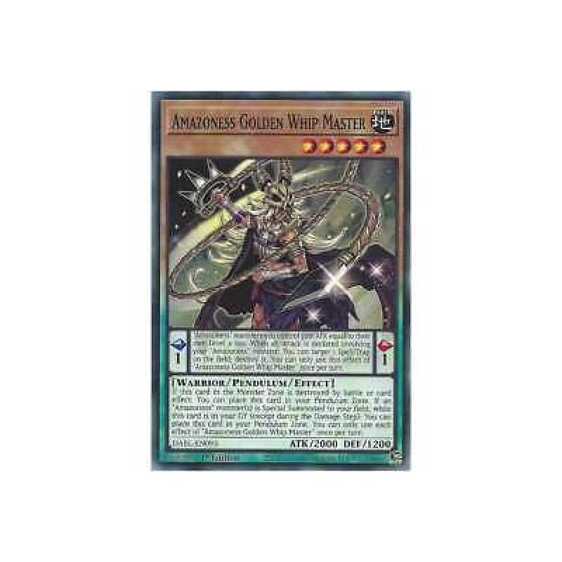 Amazoness Golden Whip Master DABL-EN093 : YuGiOh Common Card 1st Edition