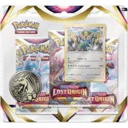 Pokemon Lost Origin : 3 Pack Blister Bundle : One of Each Design : Trading Cards