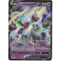 SWSH111 Galarian Rapidash V Black Star Promo Card: Pokemon TCG Sword & Shield