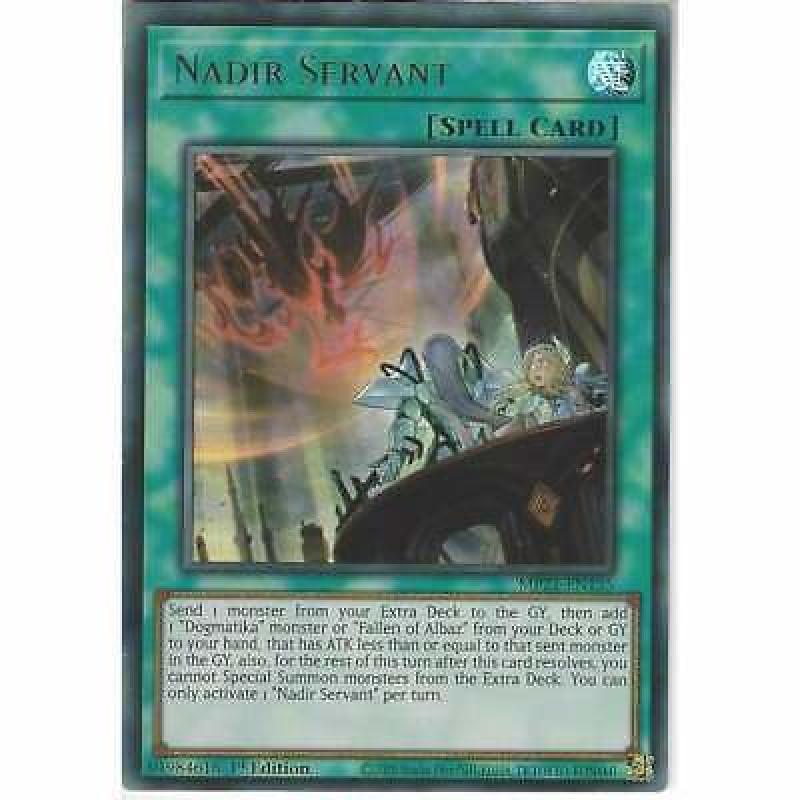 MP21-EN135 Nadir Servant | 1st Edition | Ultra Rare YuGiOh Card TCG Dogmatika