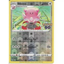 052/078 Blissey : Rare Reverse Holo : Pokemon GO TCG Trading Card Game