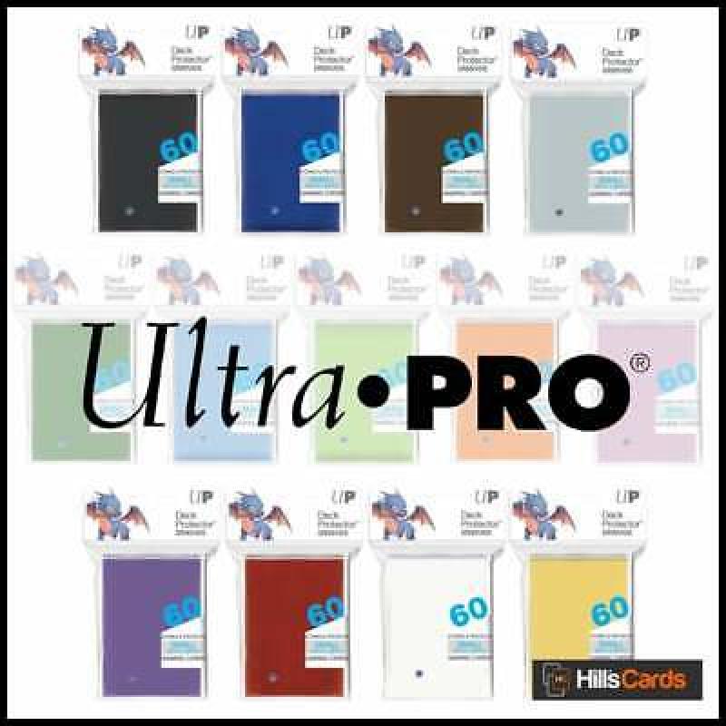 Ultra PRO Small Japanese Card Sleeves YuGiOh Size Deck Protectors Choose Colour