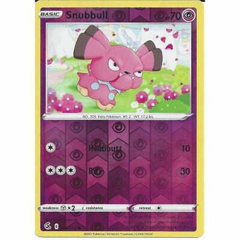 115/264 Snubbull | Common Reverse Holo | Pokemon TCG Trading Card Fusion Strike