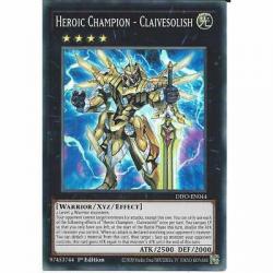 Heroic Champion - Claivesolish DIFO-EN044 1st Edition Super Rare YuGiOh TCG Card