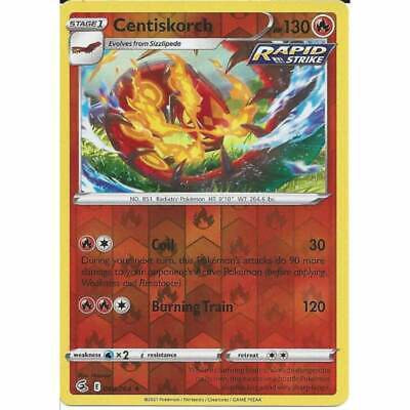 048/264 Centiskorch | Rare Reverse Holo | Pokemon TCG Trading Card Fusion Strike