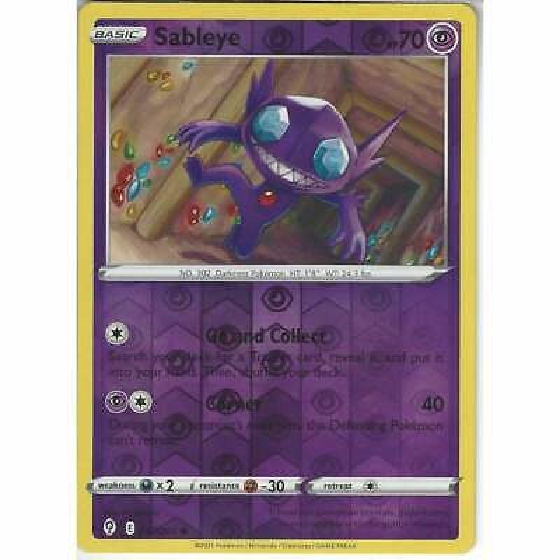 067/203 Sableye | Common REVERSE HOLO | Pokemon Trading Card Evolving Skies TCG