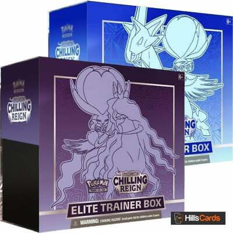 Pokemon Chilling Reign Elite Trainer Box | Choose Design |Sword & Shield New TCG