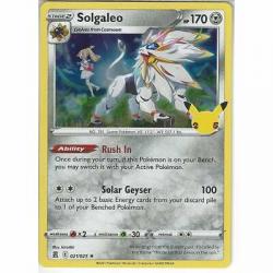 021/025 Solgaleo | Rare Holo Card | Pokemon TCG Celebrations