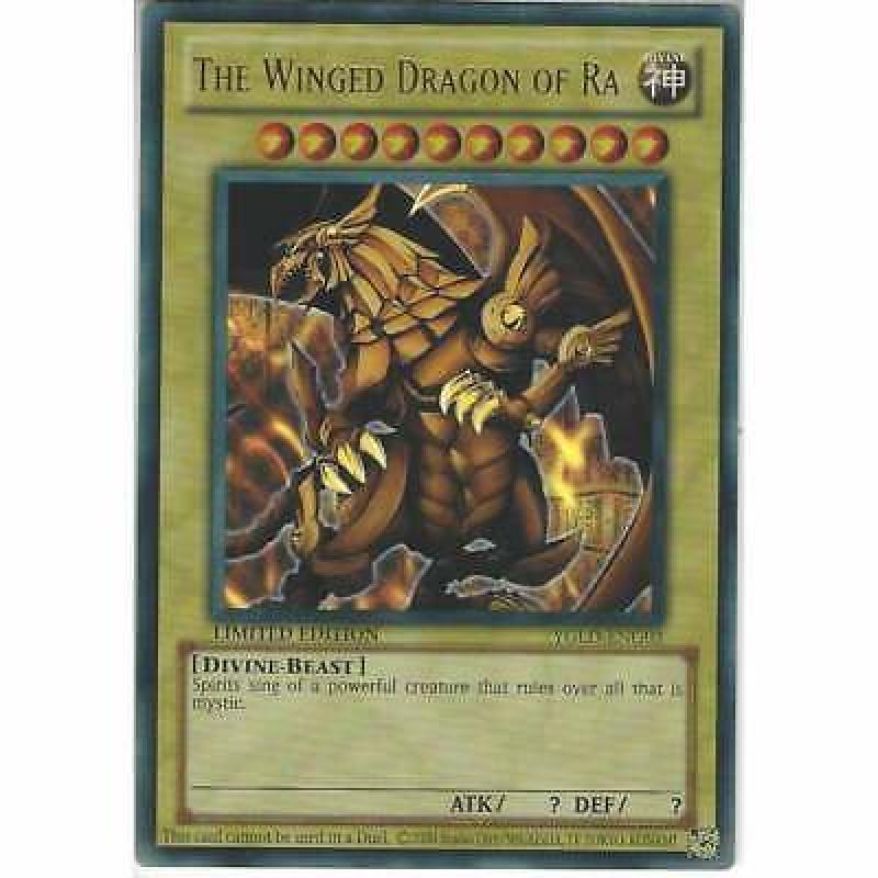 YuGiOh Egyptian God Cards : Full Ultra Rare Set: YGLD-ENG01-03 Limited Edition