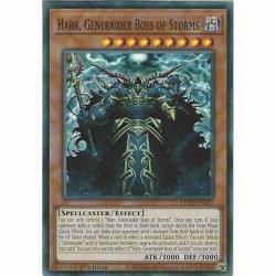 ETCO-EN027 Harr, Generaider Boss of Storms | 1st Edition Super Rare Card YuGiOh