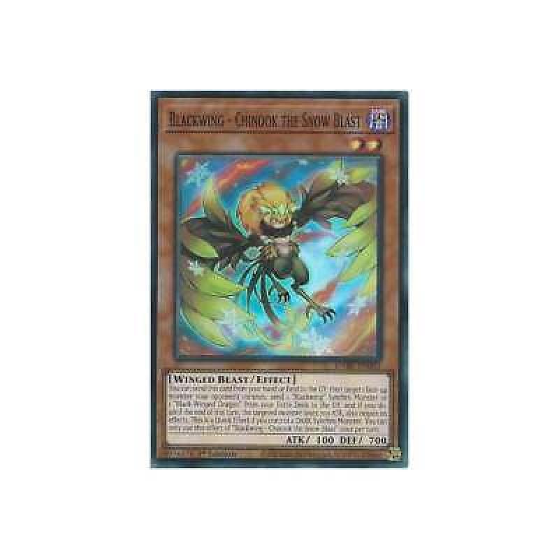 Blackwing - Chinook the Snow Blast DABL-EN003 : YuGiOh Super Rare Card 1st Ed