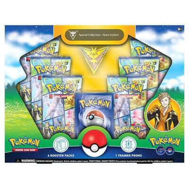 Pokemon GO Team Special Collection Box Bundle Instinct Valor Mystic :One of Each