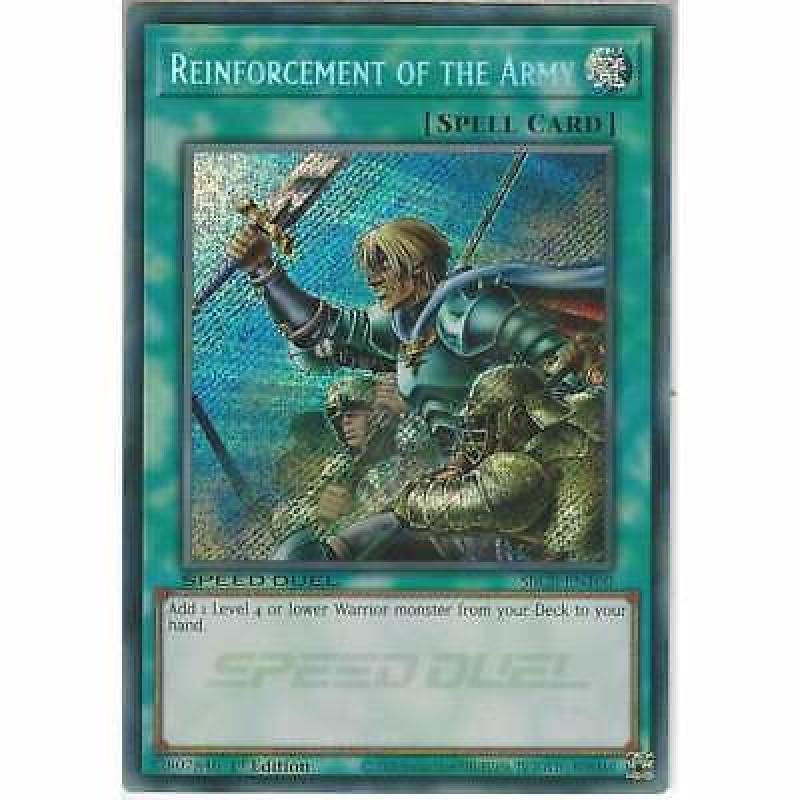 SBCB-EN160 Reinforcement of the Army 1st Edition Secret Rare YuGiOh Trading Card