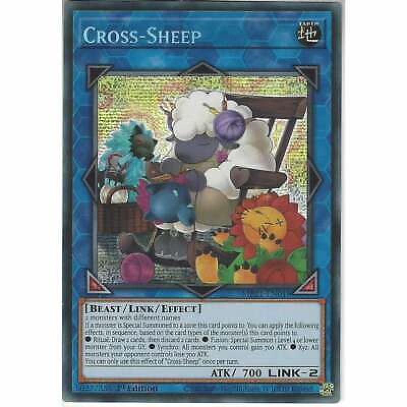 MP21-EN018 Cross-Sheep - 1st Edition - Prismatic Secret Rare Card YuGiOh TCG