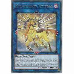 GEIM-EN050 Knightmare Unicorn | 1st Edition Rare Card YuGiOh Genesis Impact TCG