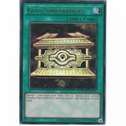 YGLD-ENC26 Gold Sarcophagus | Unlimited Ultra Rare YuGiOh Trading Card Game TCG