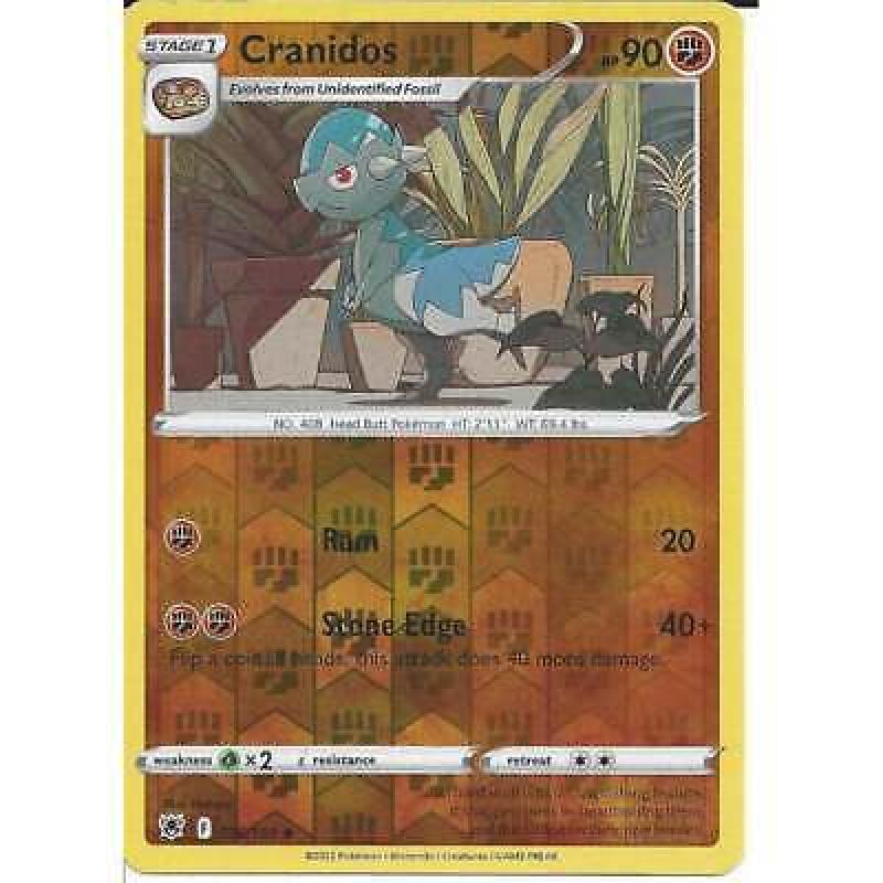 076/189 Cranidos : Reverse Holo - Pokemon Card Astral Radiance Uncommon