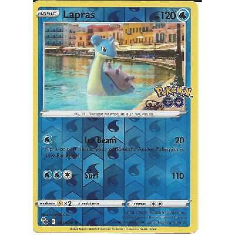 023/078 Lapras : Rare Reverse Holo : Pokemon GO TCG Trading Card Game