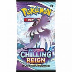 Pokemon Chilling Reign 5 Booster Packs Art Set | New Sealed Sword & Shield Cards