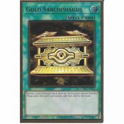 MGED-EN041 Gold Sarcophagus - 1st Edition Premium Gold Rare - YuGiOh Card Spell