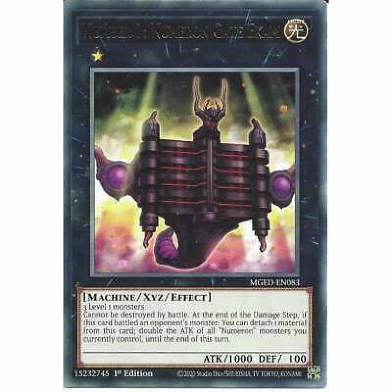 MGED-EN083 Number 1: Numeron Gate Ekam - 1st Edition Rare Yu-Gi-Oh! Trading Card