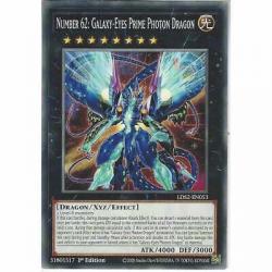 LDS2-EN053 Number 62: Galaxy-Eyes Prime Photon Dragon 1st Edition Common YuGiOh