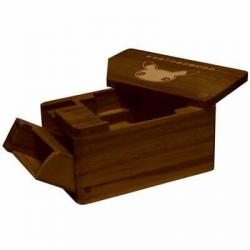 Pokemon Wooden Deck Box 25th Celebrations :Ultra PRO Trading Card Storage Case