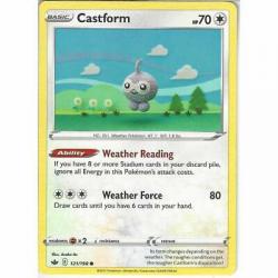 121/198 Castform | Common Pokemon Trading Card Sword & Shield Chilling Reign TCG