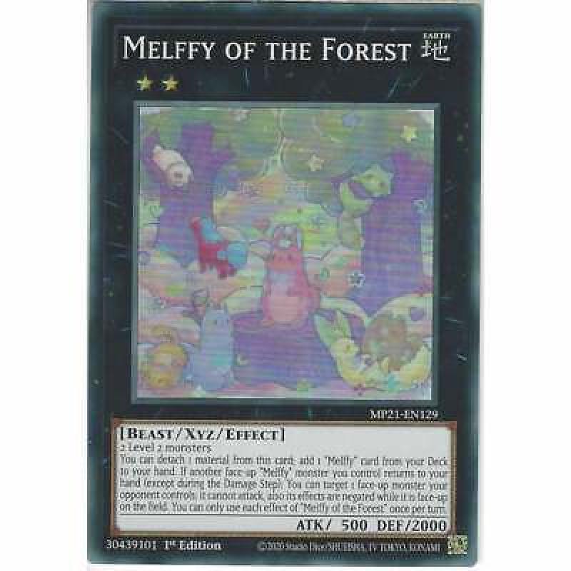 MP21-EN129 Melffy of the Forest | 1st Edition | Super Rare YuGiOh Card Game