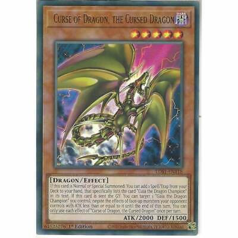 LDS1-EN118 Curse of Dragon, the Cursed Dragon 1st Edition Ultra Rare YuGiOh TCG