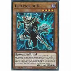 Dictator of D. BACH-EN005 1st Edition Super Rare YuGiOh Trading Card Game