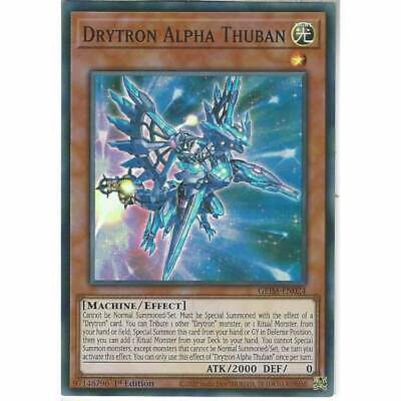 GEIM-EN024 Drytron Alpha Thuban | 1st Edition | Super Rare YuGiOh Trading Card