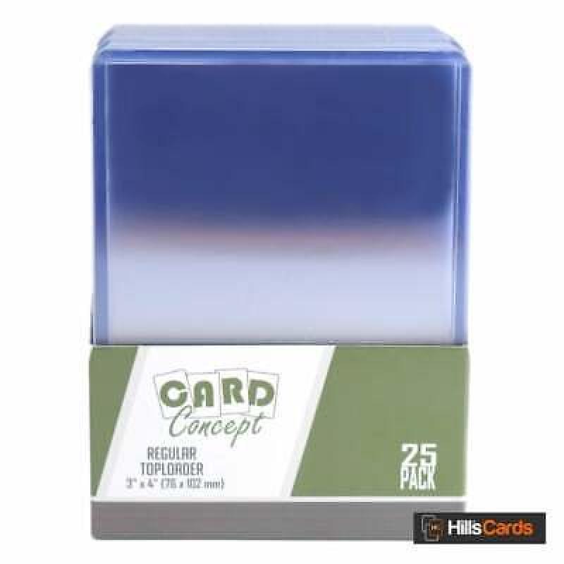 Card Concept Top Loaders 25 Pack 3"x4" :Toploader Hard Sleeves for Trading Cards