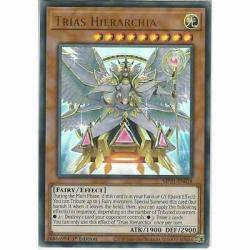 MP21-EN058 Trias Hierarchia | 1st Edition | Ultra Rare YuGiOh Card TCG