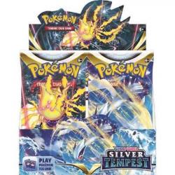 Pokemon Silver Tempest Booster Box of 36 Packs : New & Sealed : Trading Cards