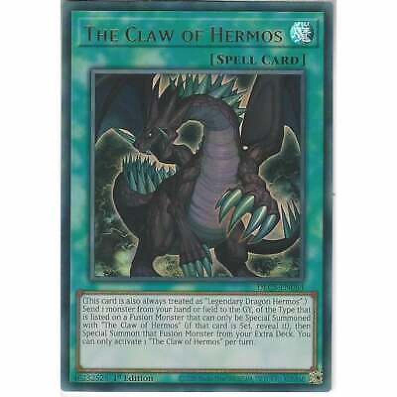 YuGiOh DLCS-EN064 The Claw of Hermos | 1st Edition Ultra Rare Trading Card Game