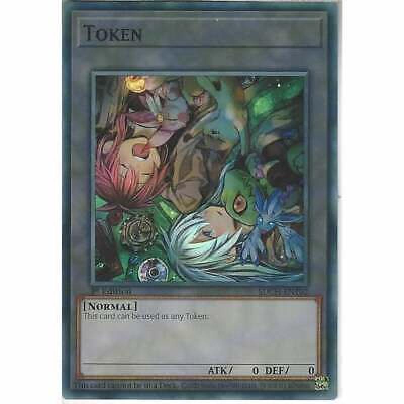 SDCH-ENT02 Token 1st Edition Super Rare YuGiOh Trading Card TCG Spirit Charmers