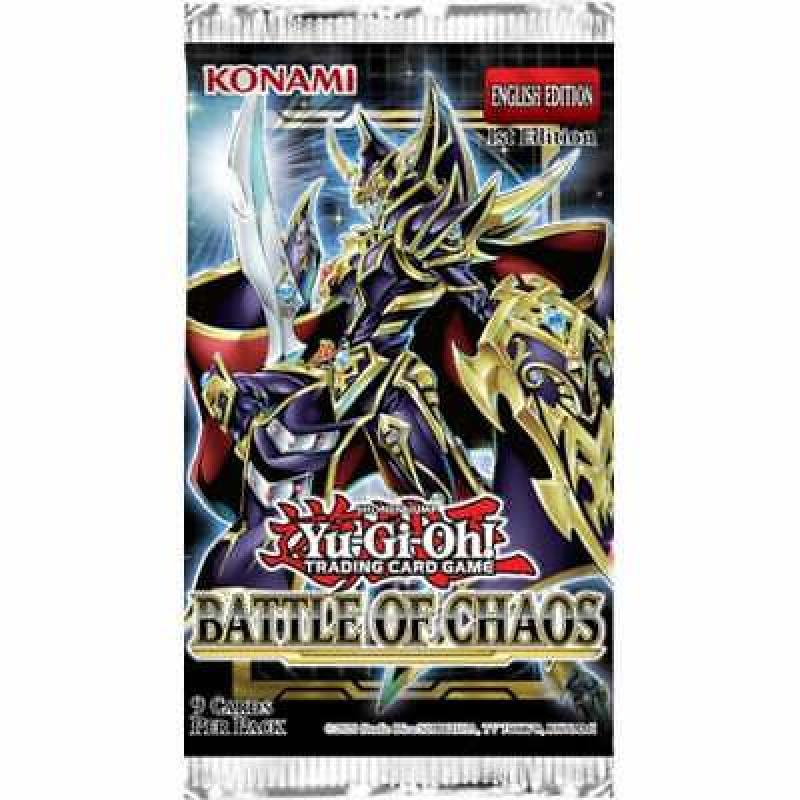 YuGiOh Battle of Chaos 4 Sealed Booster Packs 1st Edition :Trading Card Game TCG