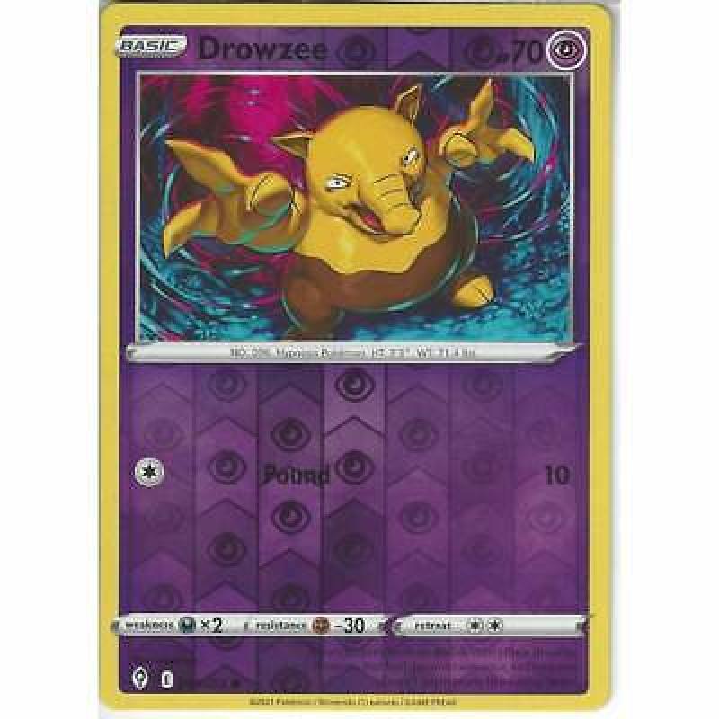 061/203 Drowzee | Common REVERSE HOLO | Pokemon Trading Card Evolving Skies TCG