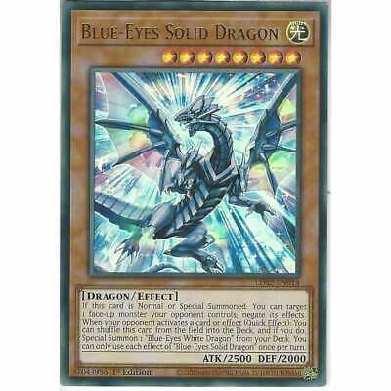 LDS2-EN014 Blue-Eyes Solid Dragon | Ultra Rare 1st Edition | YuGiOh Trading Card