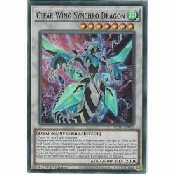 LED8-EN001 Clear Wing Synchro Dragon | 1st Edition | Super Rare Card Yu-Gi-Oh!