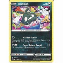 168/264 Trubbish | Common Pokemon Trading Card Sword & Shield Fusion Strike TCG