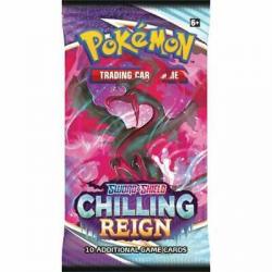 Pokemon Chilling Reign 5 Booster Packs Art Set | New Sealed Sword & Shield Cards