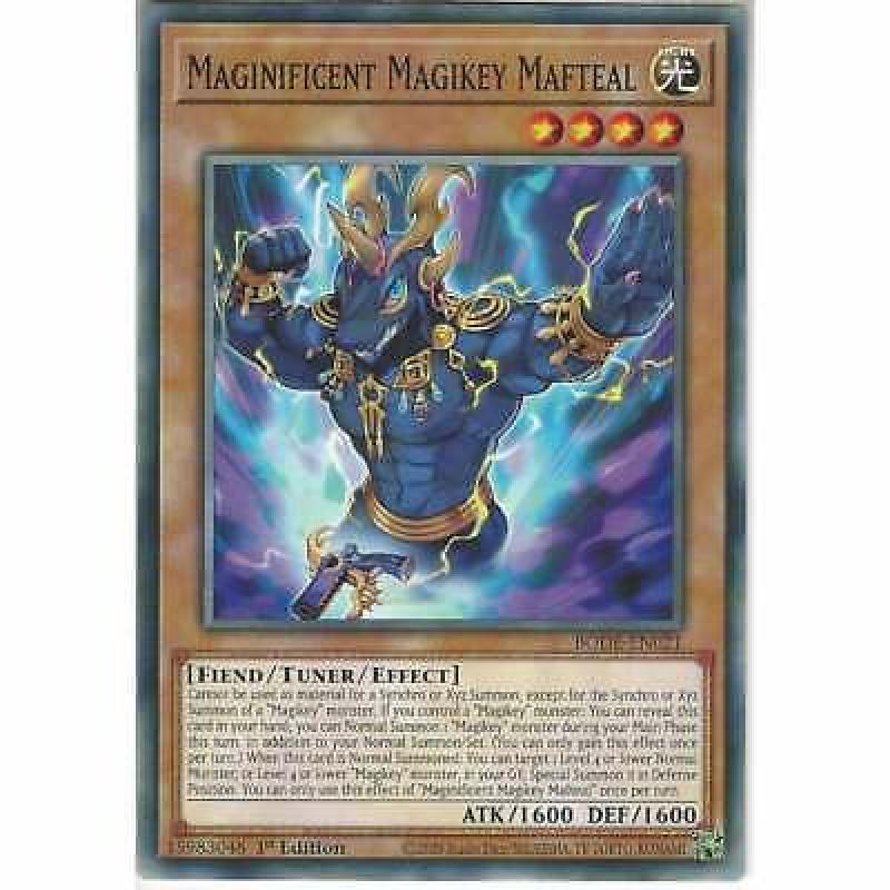 BODE-EN021 Maginificent Magikey Mafteal | 1st Edition Common YuGiOh Trading Card