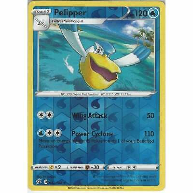 042/192 Pelipper | Uncommon Reverse Holo Card Pokemon Sword & Shield Rebel Clash