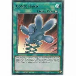 DLCS-EN077-B Comic Hand | Blue Ultra Rare Card | 1st Edition | YuGiOh TCG Toon